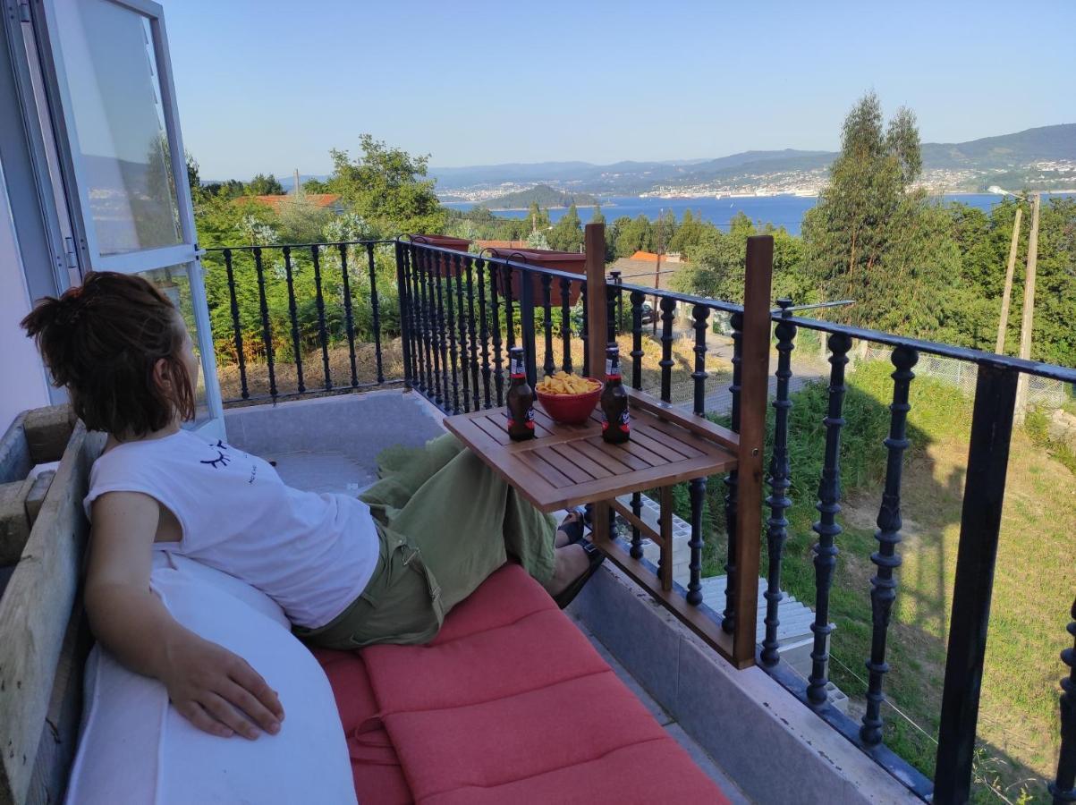 Apartamento mirador Ría de Pontevedra Sanxenxo Exterior foto